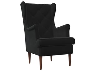 Fauteuil fixe VIDAXL  Velours noir