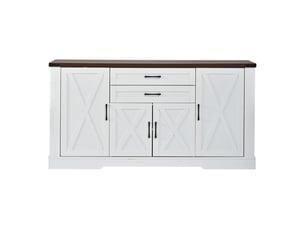 Buffet 4 porte(s) 2 tiroir(s) SOGEU  coloris bicolore
