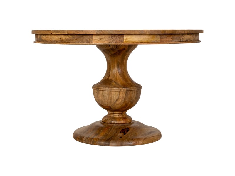  Table de salle à manger en bois marron 120x120x76 cm (h)  - Conforama B