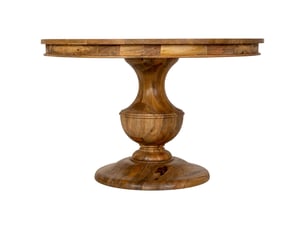 Table de salle à manger en bois marron 120x120x76 cm (h)