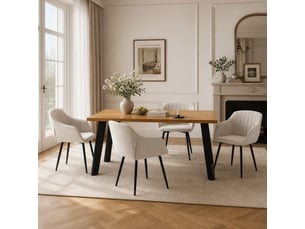 Ensemble table rectangulaire 4 chaise(s) <strong>GOEURVANT</strong> <strong></strong>