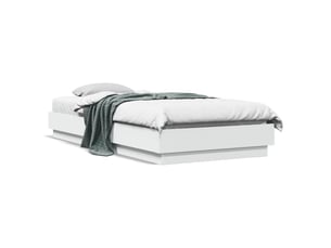 Lit simple 100x200 cm    coloris blanc