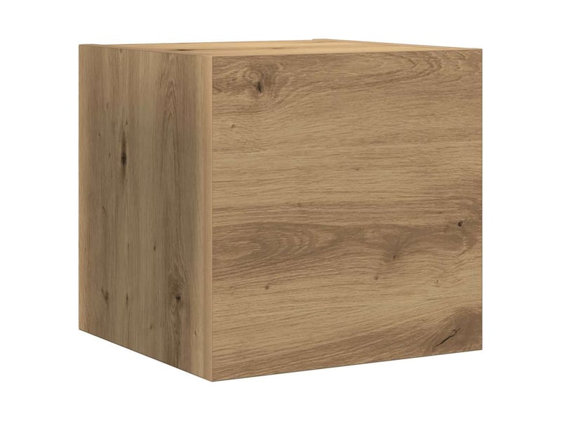 Ensemble meuble tv ; banc tv ; armoire tv 4 pcs chêne artisanal 60 x 30 x 30 cm  - Conforama F