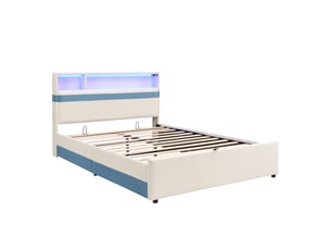 Lit coffre 140x200 cm BGSRYAO   coloris bicolore