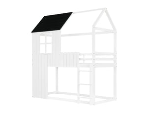 Lit mezzanine 90x200 cm coloris bicolore