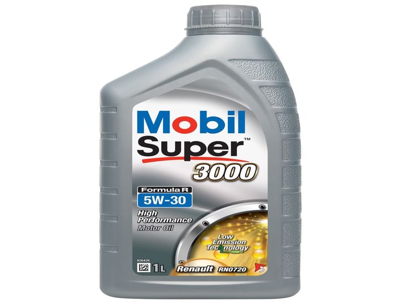 Huile moteur 5w-30 synthétique - mobil - super 3000 - formula-r -bidon 1l - haute performance anti-  - Conforama A