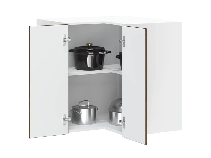  Armoire d'angle murale de cuisine porto chêne marron  - Conforama B