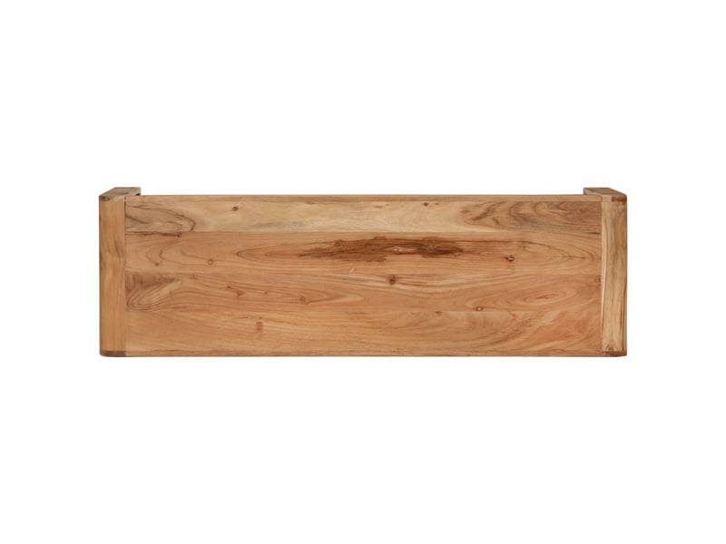  Meuble tv | support télé 110x33x33 cm bois d'acacia massif  - Conforama D