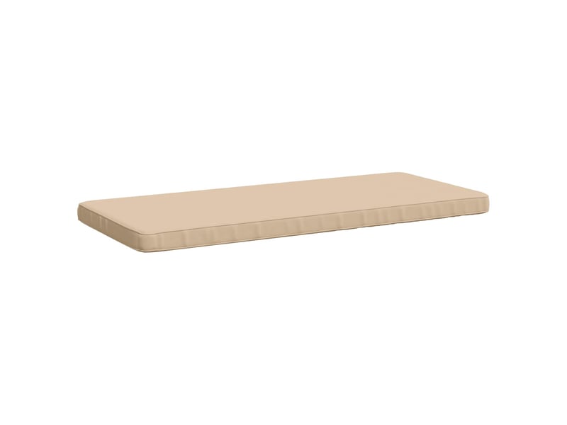  Lot de 2 coussins de banc, coussins d'assise vught 100 % polyester crème cf57947  - Conforama D