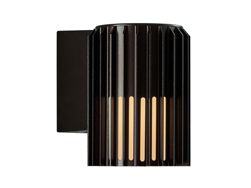  Applique murale extérieur adapté aux zones côtières, aludra simple en aluminium noir, ip54, nordlux 2118011203 - Conforama A