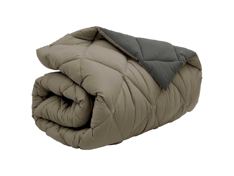  Duvet d'hiver - couette 140 x 220 cm 450 gsm microfibre (100% polyester)  - Conforama E