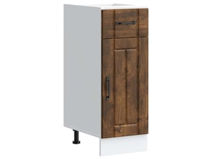 Meuble de rangement, armoire de cuisine lucca chêne fumé bois ingénierie shl9196