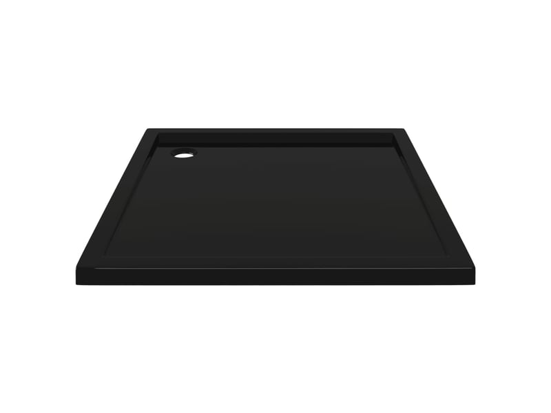  Receveur de douche base de douche bac de douche salle de bain toilette salle d’eau cabine de douche maison intérieur carré abs noir 80x80 cm 02_0001960  - Conforama C