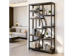 Bibliotheque coloris  noir 9 étagère(s) <strong>MIVRAY </strong> <strong></strong> - 95 cm x 174 cm