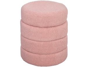 Pouf / repose pied <strong></strong> <strong></strong> rose
