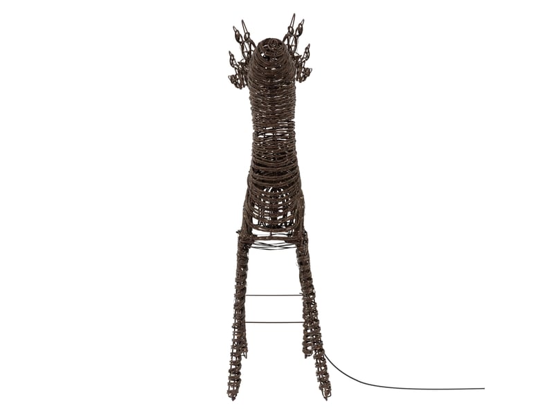  Ecd germany renne lumineuse de noël 95 cm, 600 led blanc extra chaud, décoration pour intérieur et extérieur, figurine de cerf lumineux pour jardin, terrasse, maison, aspect tressé, minuterie, ip44 ECD Germany GmbH - Conforama B