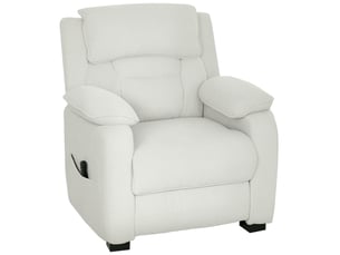Fauteuil relax électrique  <strong></strong> Velours beige