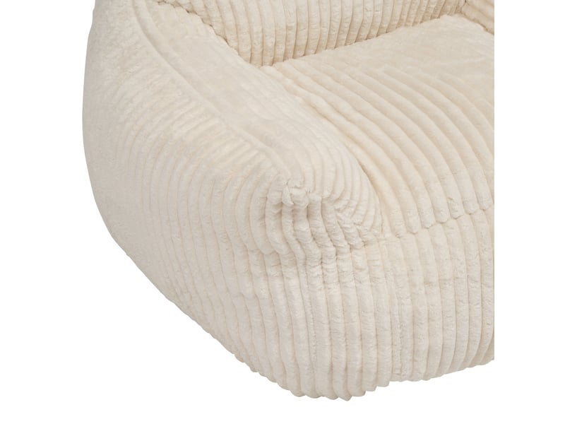 Pouf blanc  - Conforama J