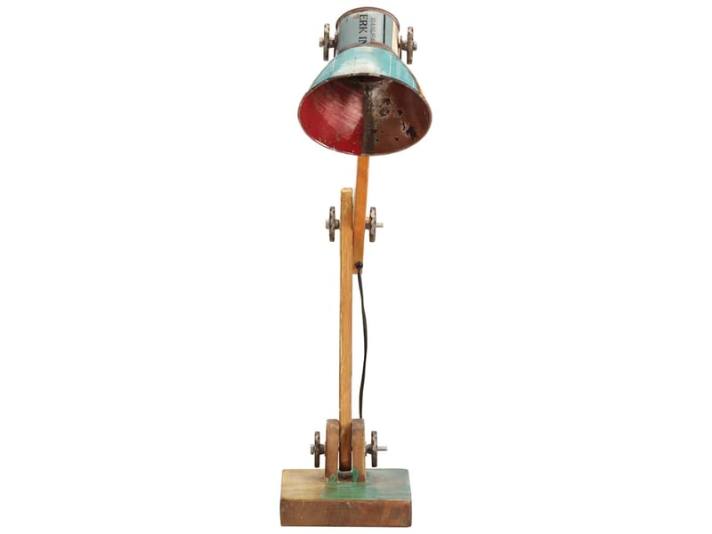  Lampe de bureau industrielle multicolore ronde 23x18x95 cm e27  - Conforama C