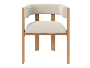 Lot de 2 chaises de salle à manger 47x48x72,5 cm, rembourrage épais, meuble cuisine, meuble salon, beige+naturel, métal