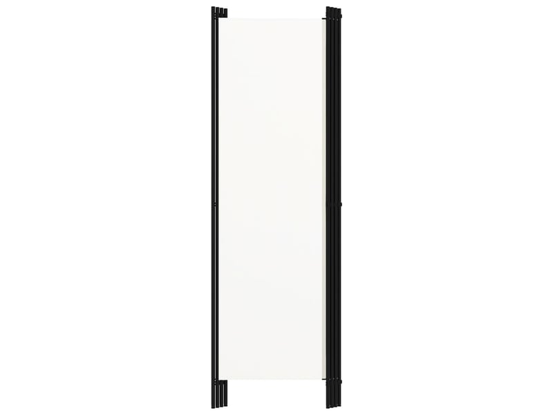  Paravent | cloison de séparation 4 panneaux blanc 200x180 cm  - Conforama D