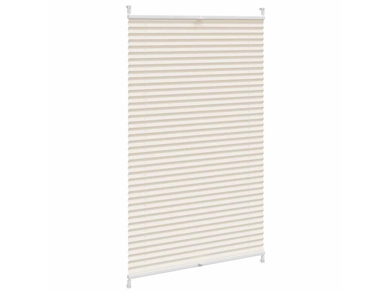  Store plissé, store de fenêtre 90x125 cm crème cf46671  - Conforama C