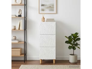 Armoire de rangement bureau, armoire à tiroirs 33 x 34.5 x 90 cm bois d'ingénierie blanc