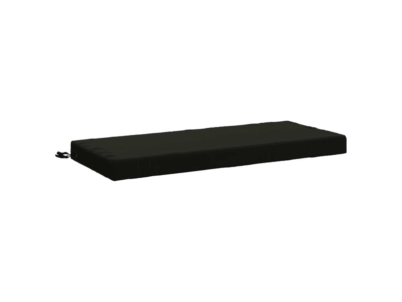  Lot de 2 coussins de banc, coussins d'assise soest 100 % polyester noir cf57327  - Conforama D