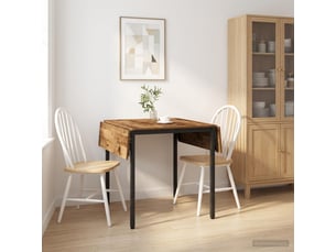 Vidaxl table à manger extensible 120 x 81,5 x 75 cm bois d'ingénierie
