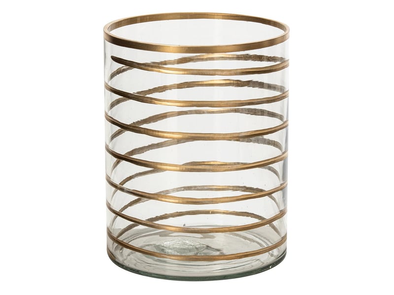 Photophore design en verre daria 20cm transparent  - Conforama A