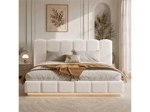 Lit coffre 180x200 cm coloris blanc