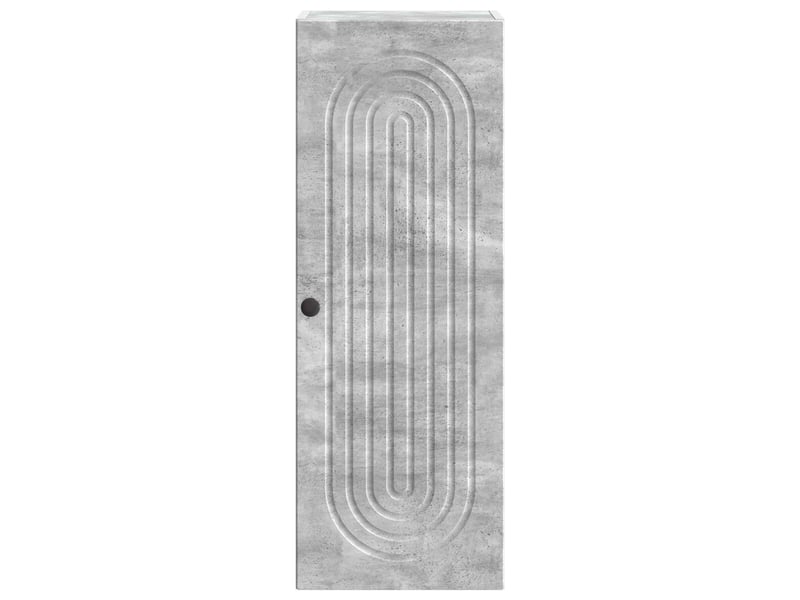  Armoire murale salon gris béton 33x34,5x90cm bois d'ingénierie shl4586  - Conforama D