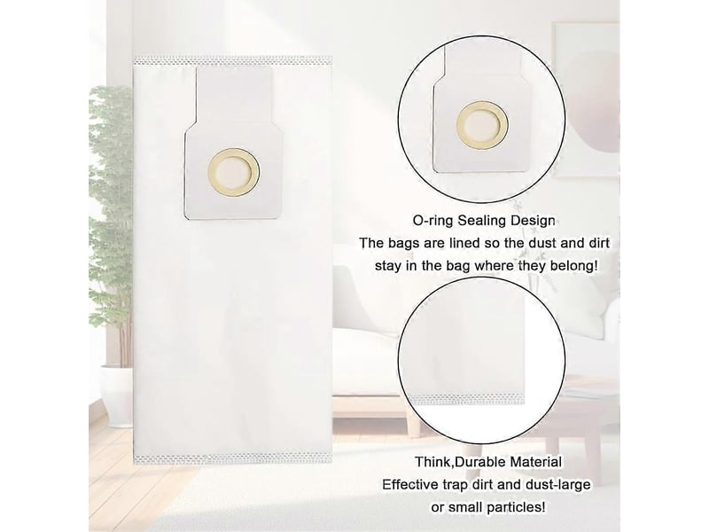  10 pcs 53294 style o hepa cloth vacuum bags for kenmore 5068 50688 53294 50105 bu1017 31140 31150 vacuum cleaner parts  - Conforama E