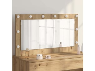 Miroir rectangulaire à fixer coloris marron <strong></strong>  <strong></strong> - 100 cm x 55 cm