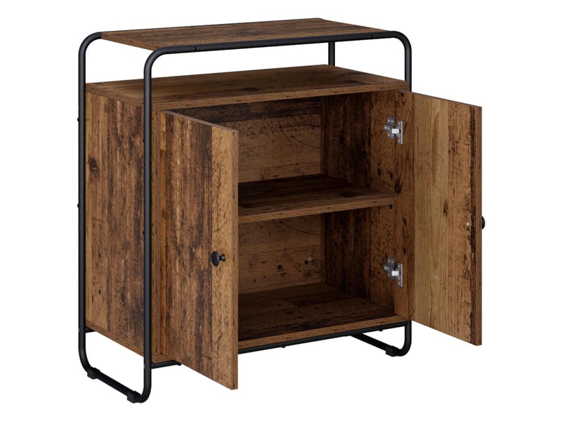  Buffet salon, buffet de rangement bois ancien 68x35x75 cm bois d'ingénierie shl94256  - Conforama C