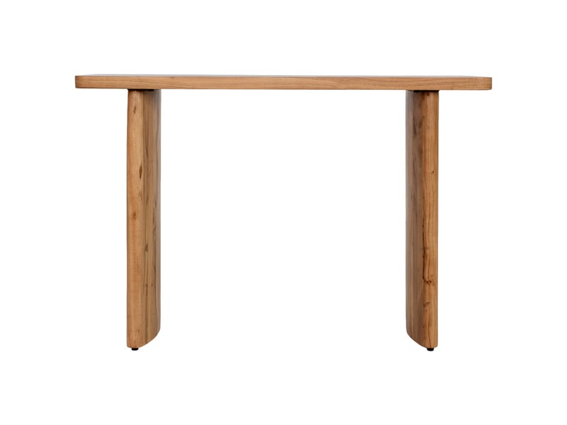  Console d'entrée en bois d'acacia marron 120x40x80h cm  - Conforama B
