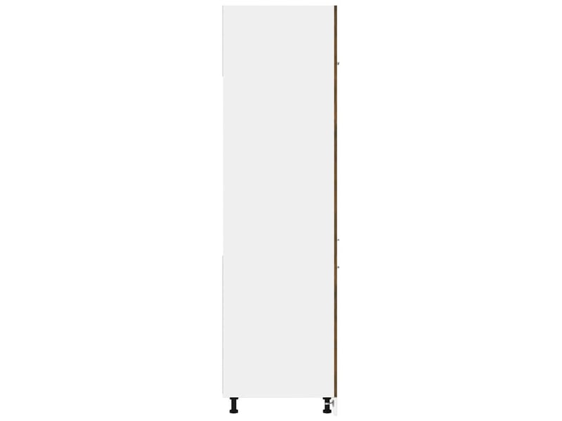  Armoire de cuisine, armoire réfrigérée lyon chêne fumé 60x57x207cm bois d'ingénierie  - Conforama E