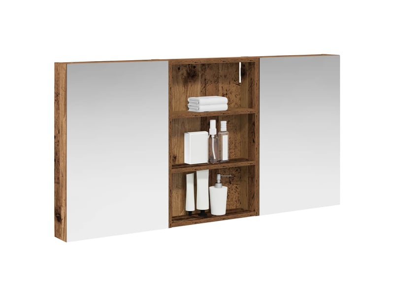  Ensemble de meubles de salle de bain 3 pcs 120x10.5x60.5 cm shl7934  - Conforama C