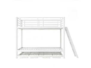 Lit superposé 90x200 cm ARVELLA   coloris blanc
