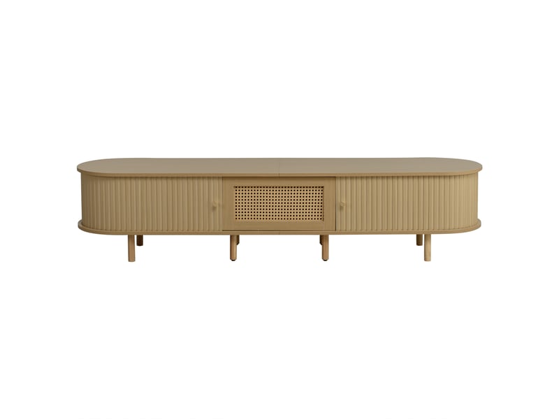  Meuble tv bas en mdf 1 tiroir et 2 portes coulissantes 180 x 40 x 40 cm N625P254040N - Conforama A