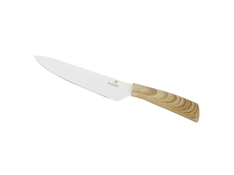  Couteau revêtement anti-adhésif lame 34cm beige  - Conforama B