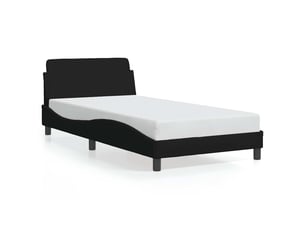 Lit simple 100x200 cm    coloris noir