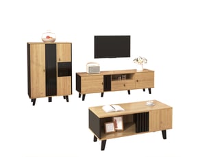 Meuble tv coloris bicolore 170 cm OKWISH