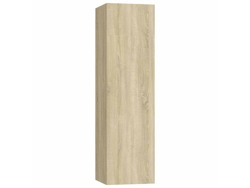  Ensemble de meubles tv 3 pcs chêne sonoma bois d'ingénierie shl30452  - Conforama E