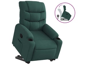Fauteuil fixe  <strong></strong> Tissu vert