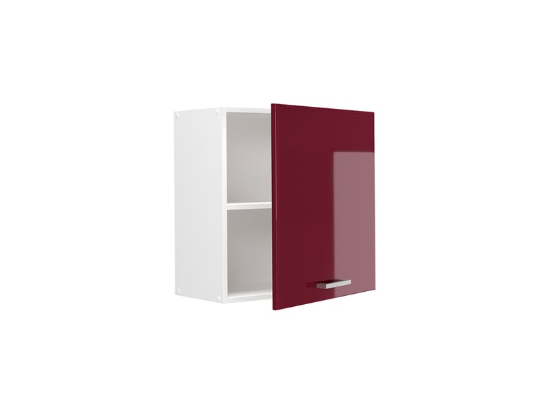 Vicco elément haut de cuisine, rouge brillantblanc, 60cm avec 1 porte  - Conforama C