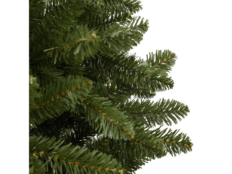  Sapin de noël artificiel, arbre de noël à charnières avec support vert 210 cm  - Conforama E