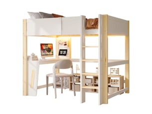 Lit mezzanine 140x200 cm <strong></strong> <strong>Radiant Stride</strong> coloris marron