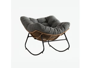 Fauteuil fixe MODENVIE  Tissu gris vendu A l'unité