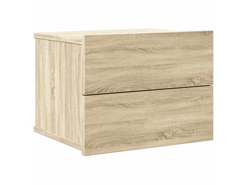  Table de chevet - cabinet de chevet - table de nuit chêne sonoma 40x30x30 cm bois d'ingénierie  - Conforama A